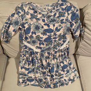 Tucker and tate! Floral with some lace details. Elbow sleeves